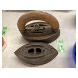 2 Antique Irons