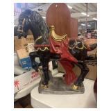 Ceramic horse statue
