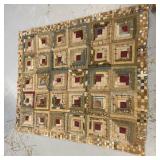 Antique Hand Stitched Quilt 88" x 73ï¿½ -see