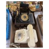 2 Vintage Rotary Phones