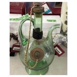 1960ï¿½s Italian green glass decanter