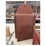 Handmade dovetail wooden shelf 22" tall
