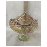 Vintage Jefferson Glass Jack in the Pulpit Vase