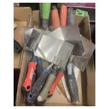 Assorted hand trowels