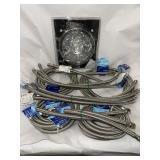 (4) 120" ice maker hoses and (12) assorted sizes
