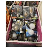 Approximately 20 pks of lightbulbs