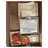 Coin purses and make up mirror dust bags and