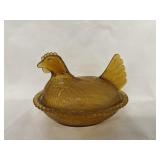 Vintage Hen on a Nest