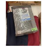 Twin Size Sheet set & 2 Material Remnants