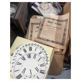 30 hour brass clock dials and such