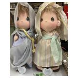 Two  precious moments dolls
