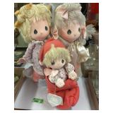 (3) precious moments dolls