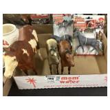 3 breyer shorses and other branded horse figurines