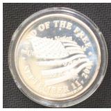 WTC, 9/11 Commem. 1 oz. t. .999 Fine Silver Round