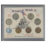 Wwii Silver Nickels/penny Collection