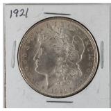 1921 Morgan Silver Dollar, 90% Silver Coin