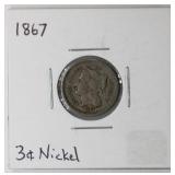 1867 3-Cent Nickel