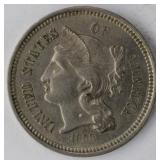1868 3-Cent Nickel