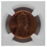 1960-D Large Date NGC MS66RD Lincoln Memorial Cent
