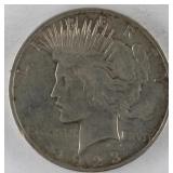 1923 Peace Silver Dollar, 90% Silver Coin