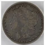 1879-S Morgan Silver Dollar, 90% Silver Coin