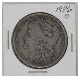 1886-O Morgan Silver Dollar, 90% Silver Coin