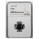 1956 NGC PF68 Roosevelt Dime