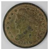 1835 Half Cent Coin