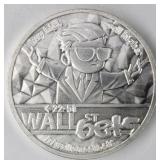 1 oz. t. .999 Fine Silver Round, 