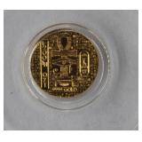 1/200th oz. t. .999 Fine Gold 