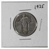 1925 Standing Liberty Quarter, 90% Silver