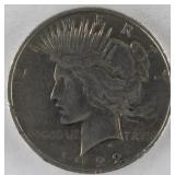 1922-D Peace Silver Dollar, 90% Silver Coin