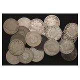 20x Full Date "V" Nickels