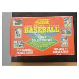 1992 Score baseball factory set, 910 cards