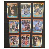 9 1986 Fleer basketball cards, very nice