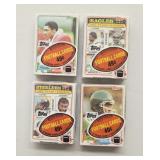 4 1981 Topps football cello packs, scarce