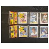 2 1985 Topps Rak Paks