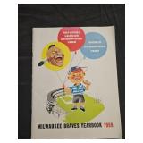1959 Milwaukee Braves yearbook, very nice