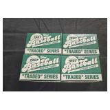 4 1987 Topps Traded sets