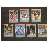 7 1986-87 Fleer basketball cards