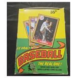 1987 O-Pee-chee baseball wax box, scarce