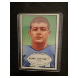 1953 Bowman football Frank Continetti #44