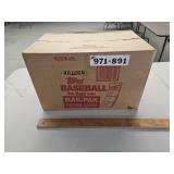 1991 Topps baseball 6-box rak-pak case
