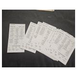 1978 Detroit Tigers Strat-O-Matic set, 25 cards