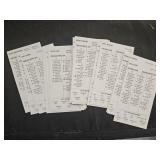 1978 Chicago White Sox Strat-O-Matic set, 24 cards