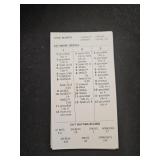 1978 Strat-o-matic Baltimore Orioles,  Original
