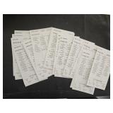 1978 Strat-o-matic Boston Red Sox 24 cards