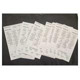 1978 Chicago Cubs Strat-O-Matic set, 24 cards