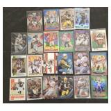 21 football cards: rookies, refractors,  etc