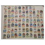 75 1970 Topps football cards,  including Sayers &